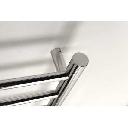 Sapho - Toalheiro elétrico REDONDO 130W/230V 63x116 cm cromado brilhante