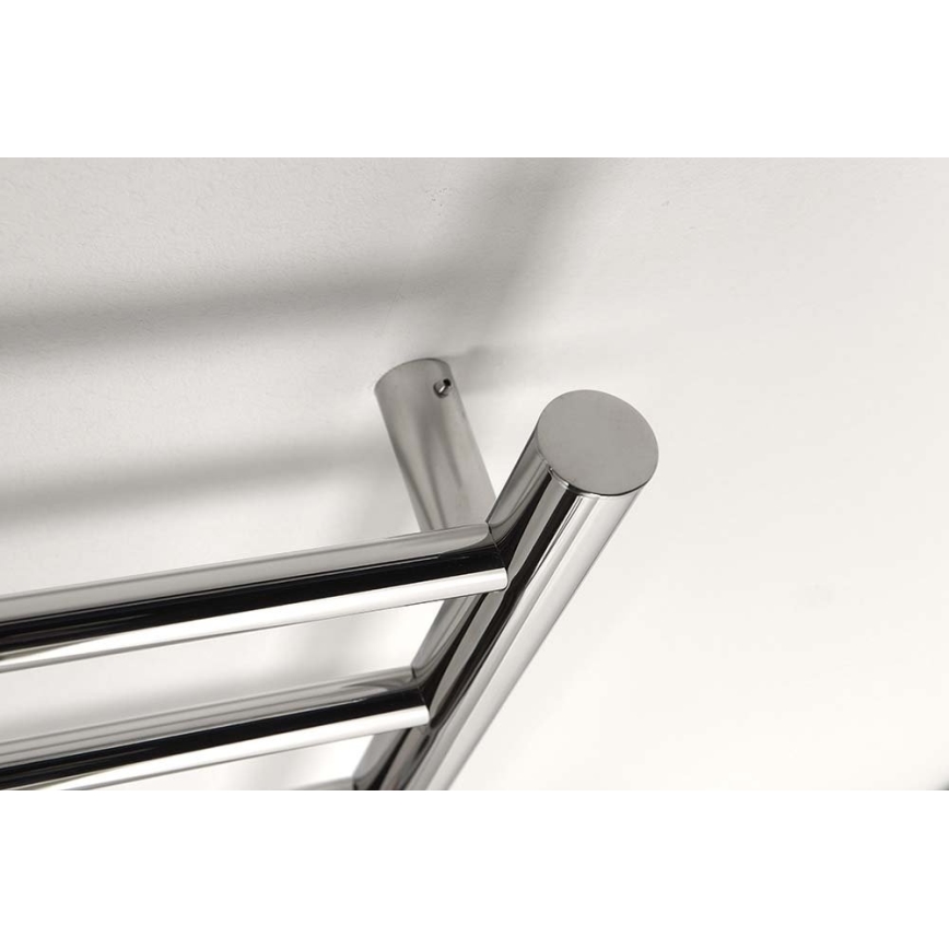 Sapho - Toalheiro elétrico REDONDO 130W/230V 63x116 cm cromado brilhante