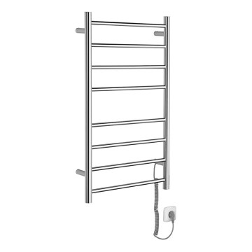Sapho - Toalheiro elétrico REDONDO 75W 90x50 cm cromado brilhante redondo