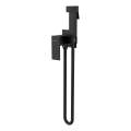 Sapho - Torneira de bidé com chuveiro para instalação embutida CUBEMIX angular/mate preto