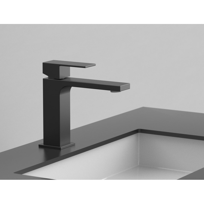 Sapho - Torneira do lavatório CUBEMIX 15,3 cm mate preto