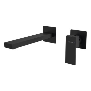 Sapho - Torneira do lavatório para instalação embutida CUBEMIX mate preto