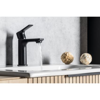 Sapho - Torneira do lavatório PAX 16,5 cm mate preto