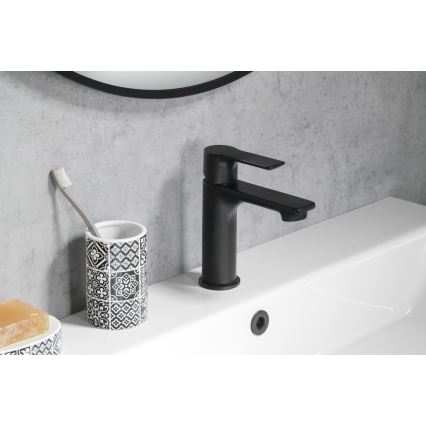 Sapho - Torneira do lavatório PAX 16,5 cm mate preto
