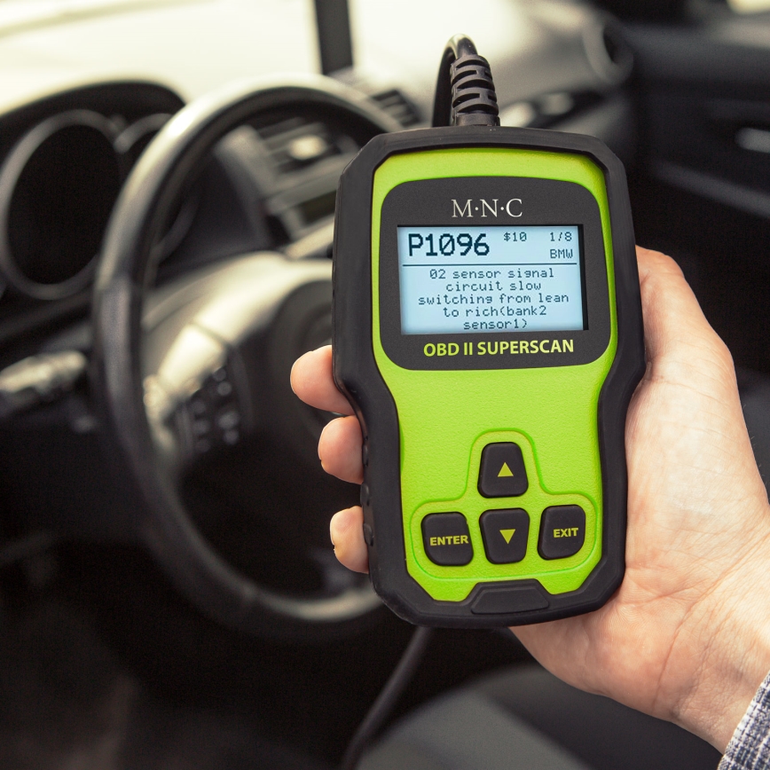Scanner de diagnóstico OBD2/12V