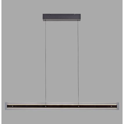 Schöner Wohnen 11316-18 - Lustre pendente LED dimerizável em cabo LENA LED/32W/230V 105 cm preto