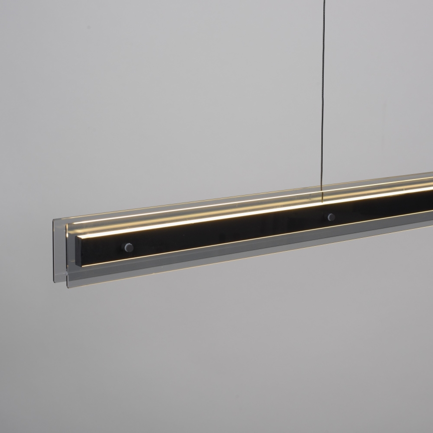 Schöner Wohnen 11316-18 - Lustre pendente LED dimerizável em cabo LENA LED/32W/230V 105 cm preto