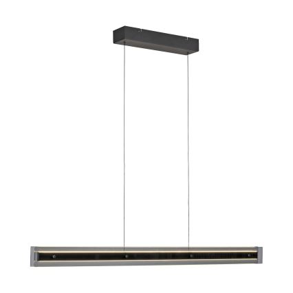 Schöner Wohnen 11316-18 - Lustre LED regulável suspenso por cabo LENA LED/32W/230V preto