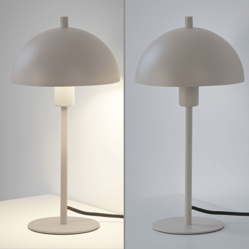 Schöner Wohnen 11726-39 - Candeeiro de mesa ALI 1xE14/15W/230V cinzento