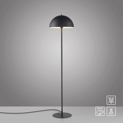 Schöner Wohnen 11727-18 - Candeeiro de pé ALI 1xE27/25W/230V preto