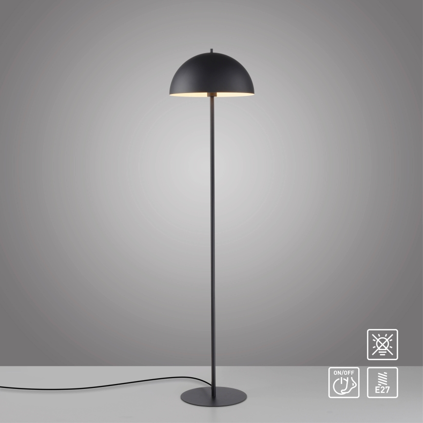 Schöner Wohnen 11727-18 - Candeeiro de pé ALI 1xE27/25W/230V preto