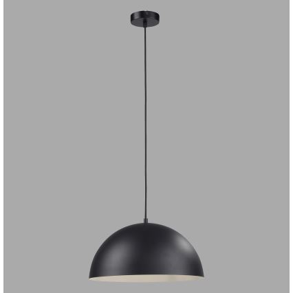 Schöner Wohnen 11728-18 - Lustre suspenso em cabo ALI 1xE27/25W/230V Ø 38 cm preto
