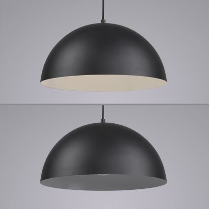 Schöner Wohnen 11728-18 - Lustre suspenso em cabo ALI 1xE27/25W/230V Ø 38 cm preto