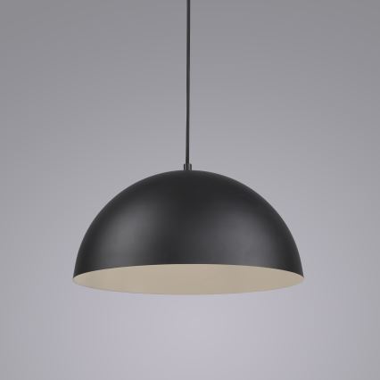 Schöner Wohnen 11728-18 - Lustre suspenso em cabo ALI 1xE27/25W/230V Ø 38 cm preto