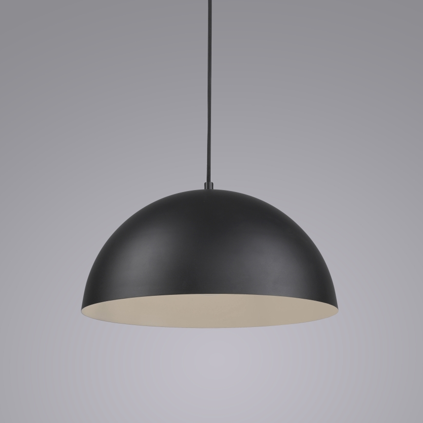 Schöner Wohnen 11728-18 - Lustre suspenso em cabo ALI 1xE27/25W/230V Ø 38 cm preto