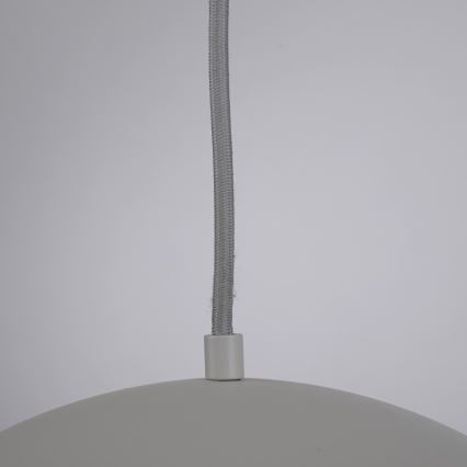 Schöner Wohnen 11728-39 - Lustre suspenso por cabo ALI 1xE27/25W/230V Ø 38 cm cinzento