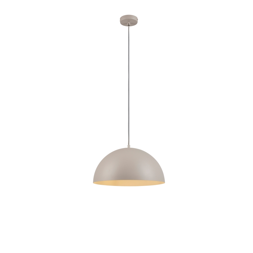 Schöner Wohnen 11728-39 - Lustre suspenso por cabo ALI 1xE27/25W/230V Ø 38 cm cinzento
