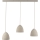 Schöner Wohnen 12541-42 - Lustre suspenso por cabo TRAVENTA 3xE27/40W/230V betão