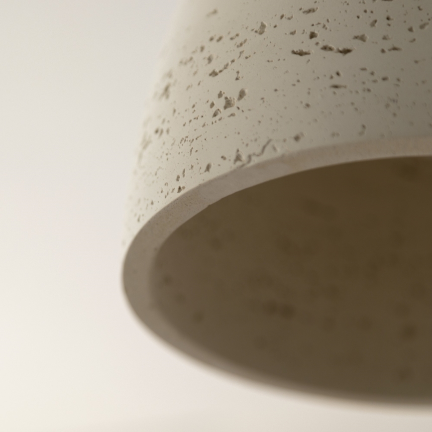 Schöner Wohnen 12541-42 - Lustre suspenso por cabo TRAVENTA 3xE27/40W/230V betão