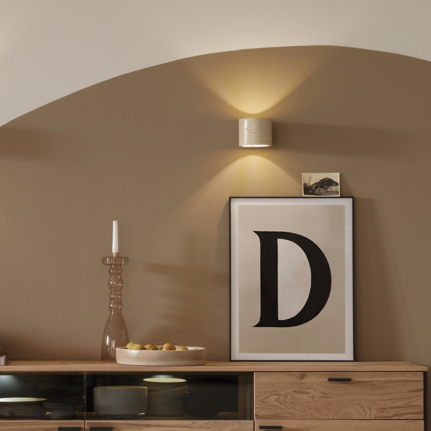 Schöner Wohnen 12542-42 - Aplique de parede TRAVENTA 1xG9/10W/230V betão