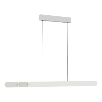 Schöner Wohnen 12577-16 - Lustre dimerizável suspenso por cabo ADRIANA ROUND 2xLED/24W/230V 2700/3000/3500/4000/5000K 160 cm branco