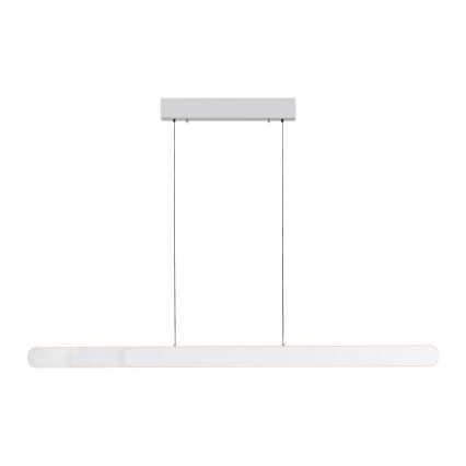 Schöner Wohnen 12577-16 - Lustre dimerizável suspenso por cabo ADRIANA ROUND 2xLED/24W/230V 2700/3000/3500/4000/5000K 160 cm branco