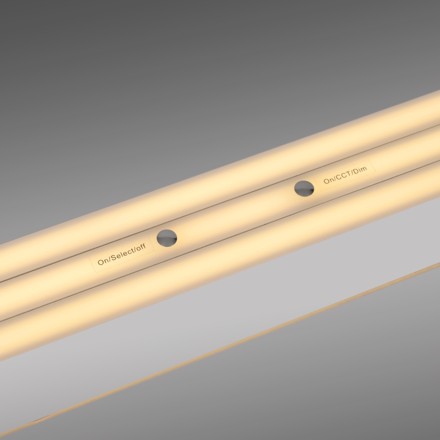 Schöner Wohnen 12577-16 - Lustre dimerizável suspenso por cabo ADRIANA ROUND 2xLED/24W/230V 2700/3000/3500/4000/5000K 160 cm branco