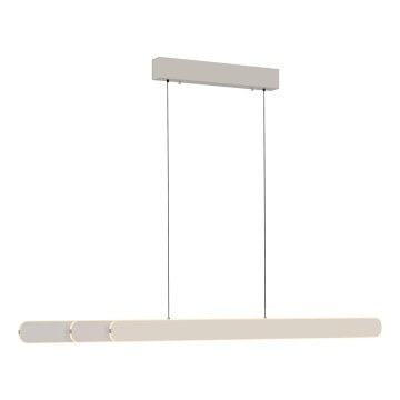 Schöner Wohnen 12577-39 - Lustre pendente LED regulável por dimmer em cabo ADRIANA ROUND 2xLED/24W/230V 2700/3000/3500/4000/5000K 160 cm cinzento