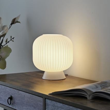 Schöner Wohnen 13573-16 - Candeeiro de mesa NAMI 1xE27/25W/230V branco