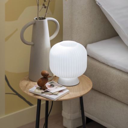 Schöner Wohnen 13573-16 - Candeeiro de mesa NAMI 1xE27/25W/230V branco