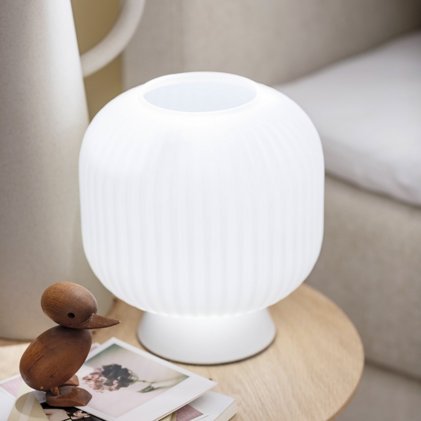 Schöner Wohnen 13573-16 - Candeeiro de mesa NAMI 1xE27/25W/230V branco
