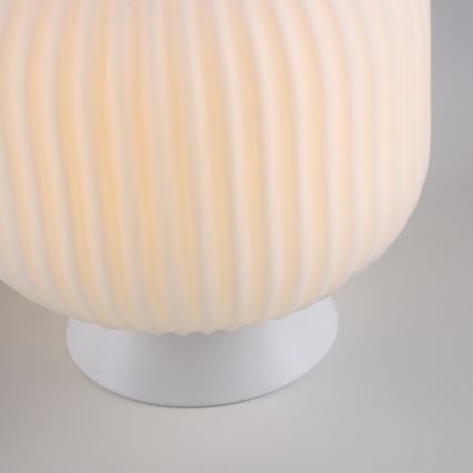 Schöner Wohnen 13573-16 - Candeeiro de mesa NAMI 1xE27/25W/230V branco