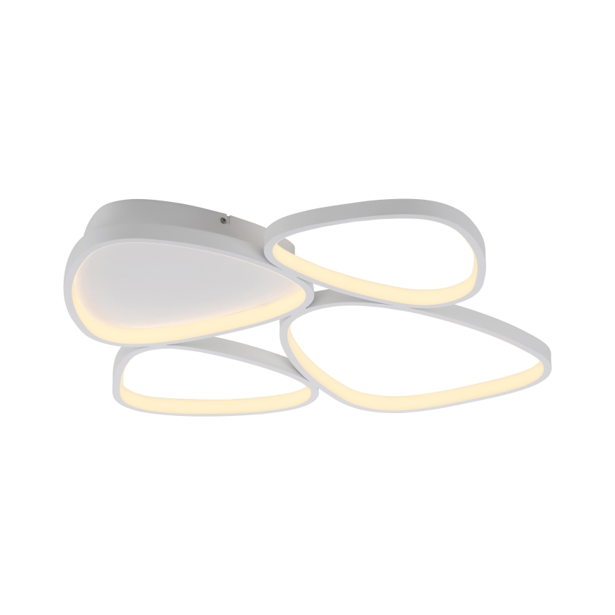 Schöner Wohnen 14038-16 - Luminária de teto LED regulável PEBBLES LED/35,5W/230V branca