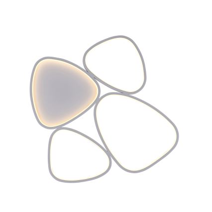 Schöner Wohnen 14038-16 - Luminária de teto LED regulável PEBBLES LED/35,5W/230V branca