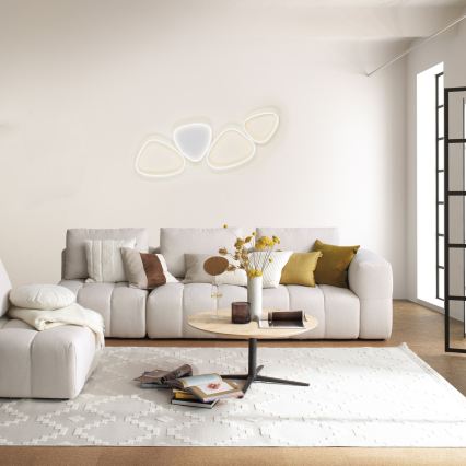 Schöner Wohnen 14039-16 - Luminária de teto dimável PEBBLES LED/35,5W/230V branca