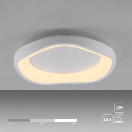 Schöner Wohnen 14233-16 - Luminária de teto LED dimerizável MONTA LED/21W/230V Ø 40 cm branca