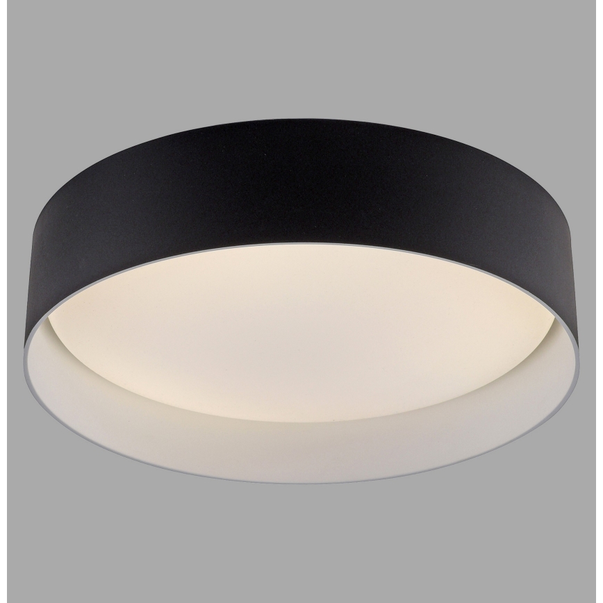 Schöner Wohnen 14593-18 - Luminária de teto LED dimerizável TAVOLI LED/10W/230V 2700-6500K Ø 28,5 cm preta + controlo remoto
