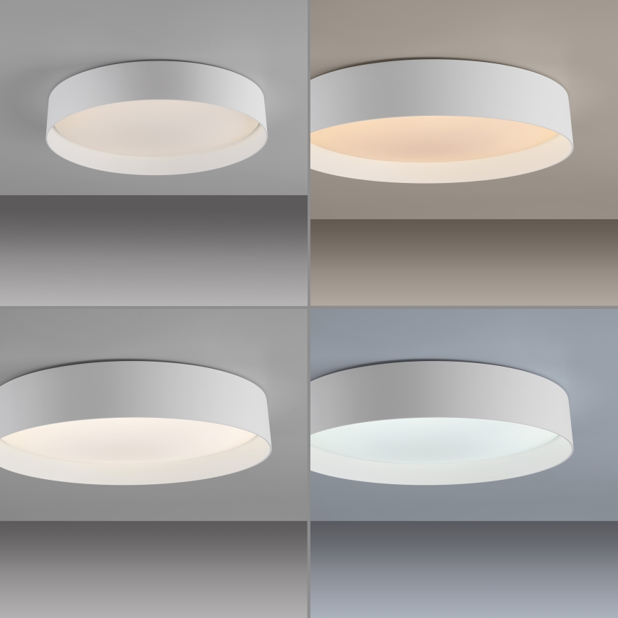 Schöner Wohnen 14594-16 - Luminária de teto LED dimerizável TAVOLI LED/20W/230V 2700-6500K diâmetro 39 cm branca + comando remoto