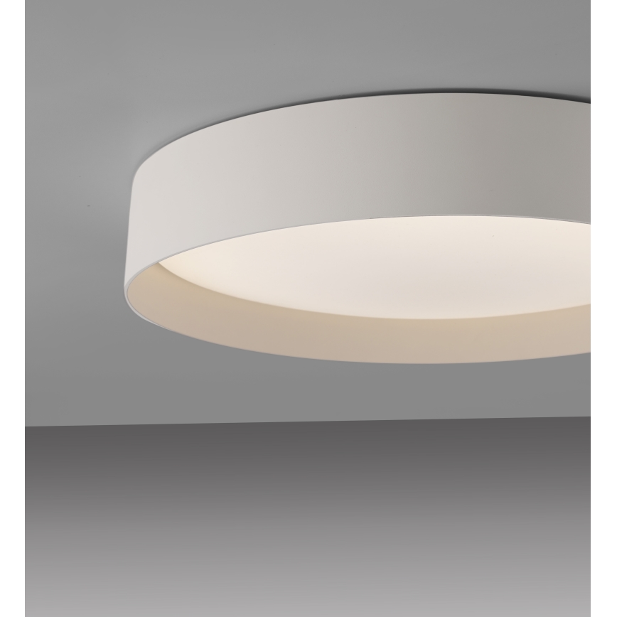 Schöner Wohnen 14594-39 - Candeeiro de tecto LED dimmerizável TAVOLI LED/20W/230V 2700-6500K diâmetro 39 cm cinzento + controlo remoto