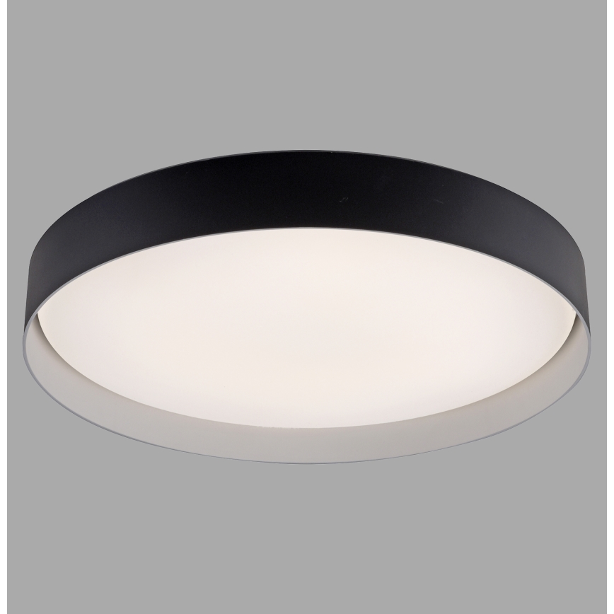 Schöner Wohnen 14595-18 - Plafon LED regulável TAVOLI LED/34W/230V 2700-6500K Ø 49 cm preto + comando à distância