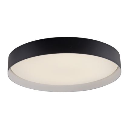 Schöner Wohnen 14595-18 - Plafon LED regulável TAVOLI LED/34W/230V 2700-6500K Ø 49 cm preto + comando à distância