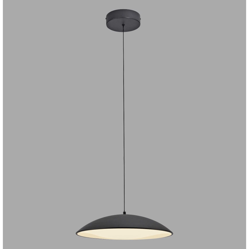 Schöner Wohnen 14606-18 - Lustre dimerizável suspenso por cabo LENTE LED/17W/230V Ø 40 cm preto