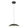 Schöner Wohnen 14606-18 - Lustre dimerizável suspenso por cabo LENTE LED/17W/230V Ø 40 cm preto