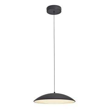 Schöner Wohnen 14606-18 - Lustre dimerizável suspenso por cabo LENTE LED/17W/230V Ø 40 cm preto