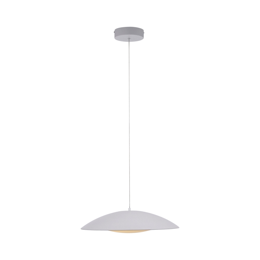 Schöner Wohnen 14607-16 - Lustre LED dimerizável suspenso por cabo LENTE LED/23W/230V Ø 50 cm branco