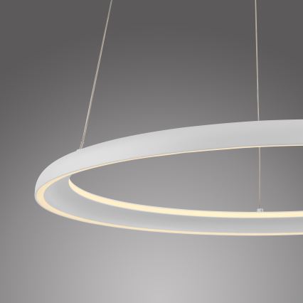 Schöner Wohnen 15570-16 - Lustre pendente dimerizável em cabo QUILLO LED/36W/230V Ø 60 cm branco