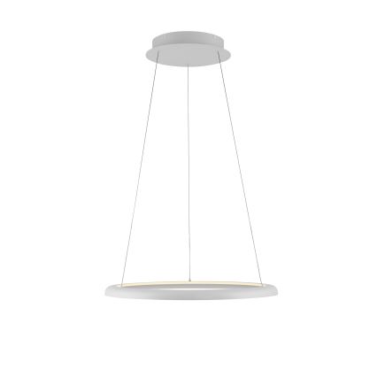 Schöner Wohnen 15570-16 - Lustre pendente dimerizável em cabo QUILLO LED/36W/230V Ø 60 cm branco