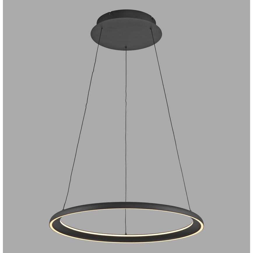 Schöner Wohnen 15570-18 - Lustre LED dimerizável suspenso por cabo QUILLO LED/36W/230V Ø 60 cm preto