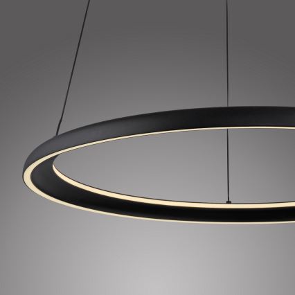 Schöner Wohnen 15570-18 - Lustre LED dimerizável suspenso por cabo QUILLO LED/36W/230V Ø 60 cm preto
