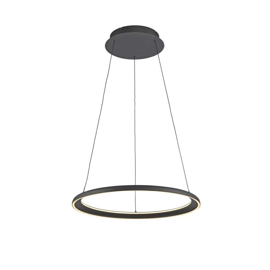 Schöner Wohnen 15570-18 - Lustre LED dimerizável suspenso por cabo QUILLO LED/36W/230V Ø 60 cm preto